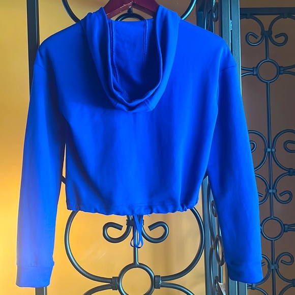 ADIDAS X FARM RIO Toucan Cropped Track Jacket/Hoodie - Picture 4 of 8